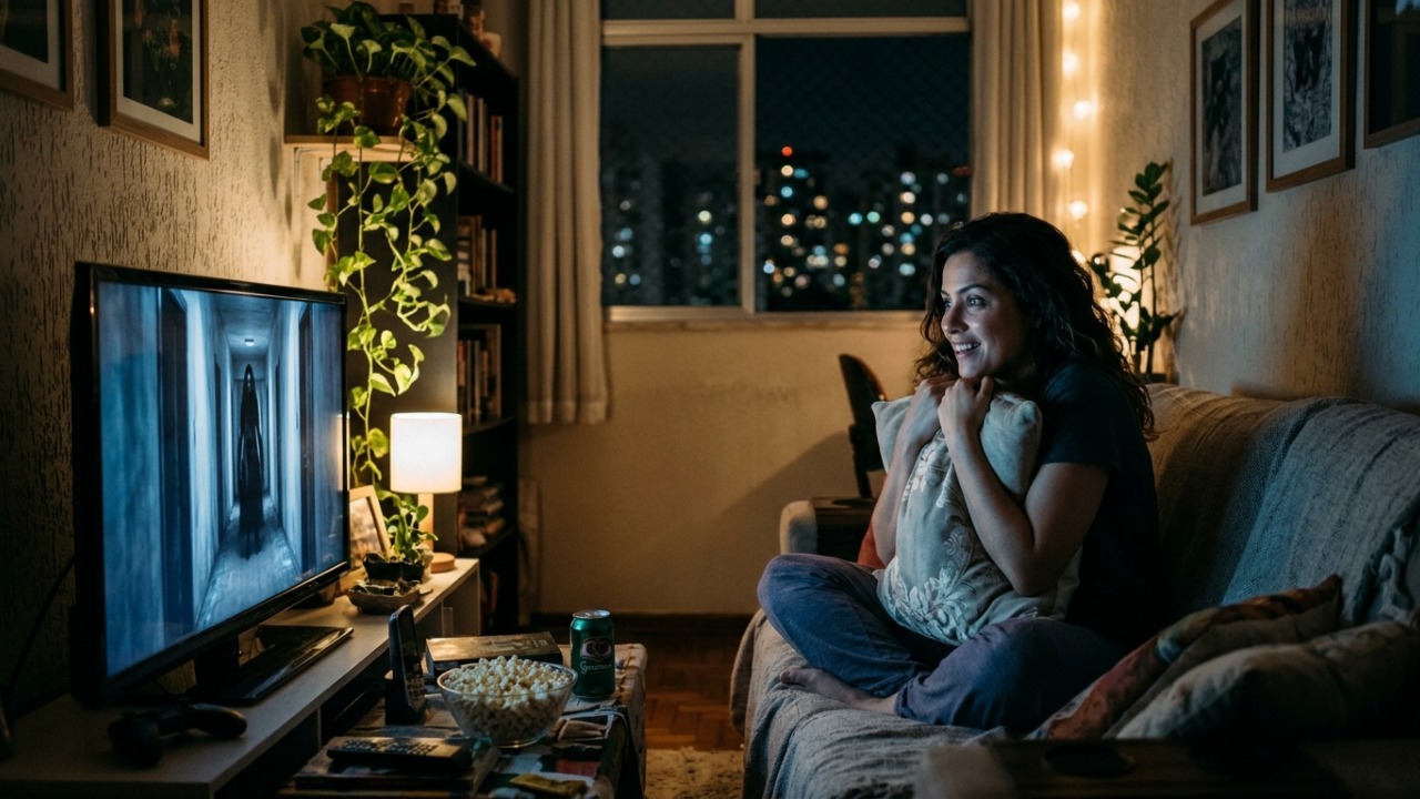 Segundo a psicologia, quem adora filmes de terror pode não ser mórbido, mas estar treinando o cérebro para lidar com o medo e a ansiedade num ambiente seguro