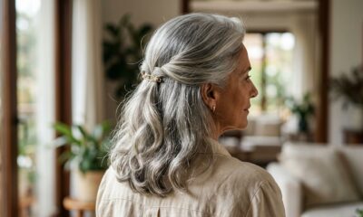 Acessórios pequenos estão transformando penteados simples: 6 maneiras de usar presilhas elegantes depois dos 50 anos