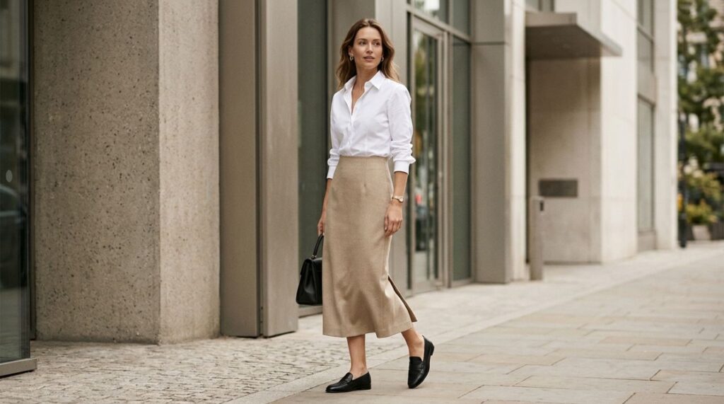 Adeus à saia jeans: a nova tendência de 2026 é mais elegante, valoriza a silhueta e deixa qualquer look com aparência sofisticada