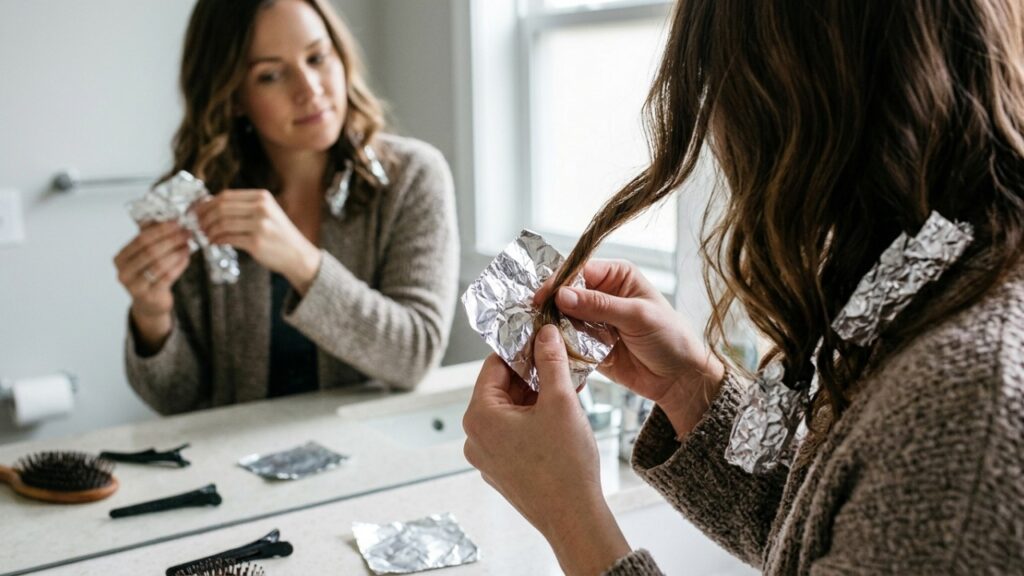 Colocar papel-alumínio no cabelo antes de dormir: para que serve o truque e por que cabeleireiros dizem que ele pode ajudar a reduzir frizz