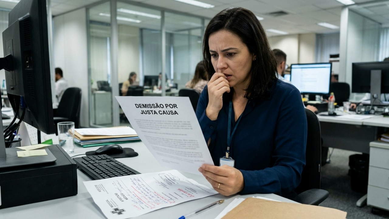 Funcionária apresenta um atestado médico comprado pela internet, a empresa confirma com a clínica que o documento era falso e ela é demitida por justa causa e ainda responde a processo criminal