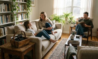 Criar zonas livres de telas dentro de casa: o hábito simples na sala e no quarto que desacelera a mente e reduz o estresse da família