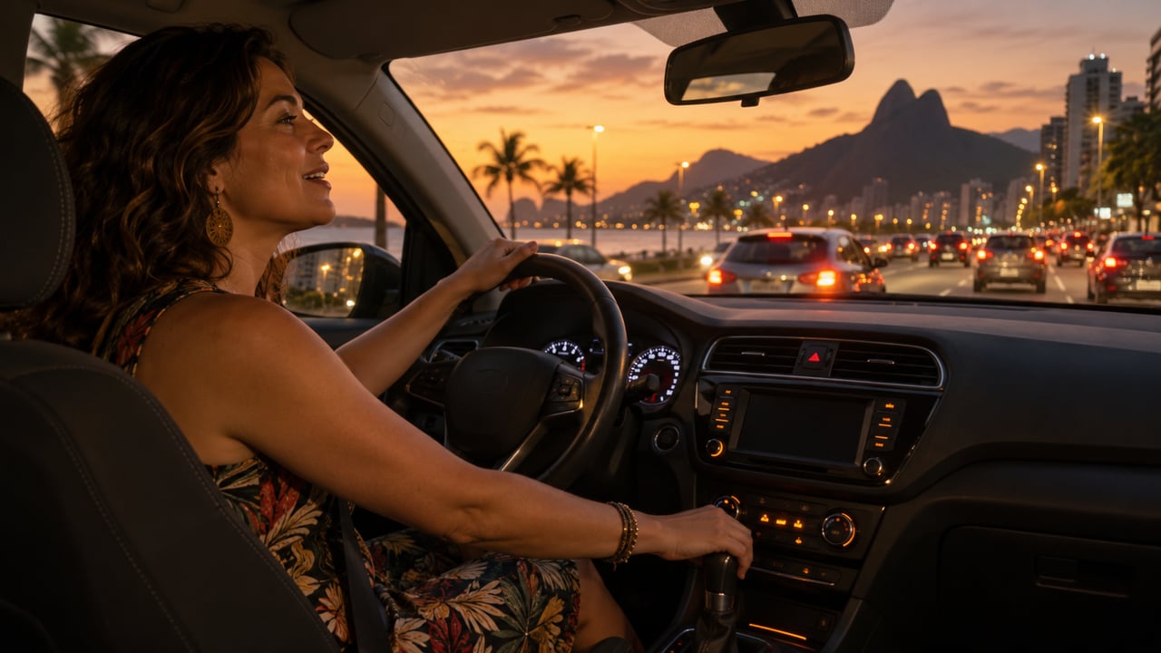 Dá para cantar à vontade no carro, desde que a atenção fique na pista e o volume permita ouvir buzinas e sirenes