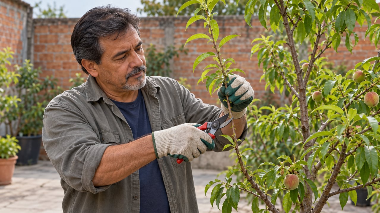 Antes de podar, é preciso identificar quais ramos da frutífera vão produzir