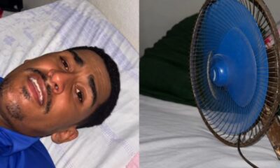 Vídeo: pai usa bateria da moto para ligar ventilador e refrescar a filha
