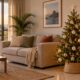 Luzes quentes, tons neutros e poucos adornos deixam a árvore de Natal visualmente mais leve