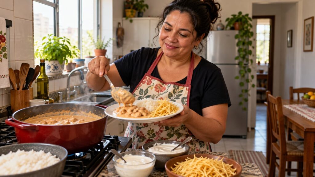 Adeus ao creme de leite: receita de estrogonofe de frango com iogurte ...