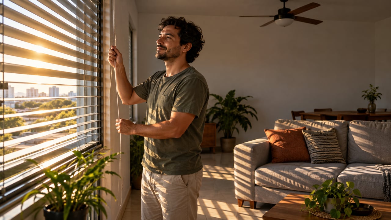 Janelas viradas para o oeste recebem o sol da tarde e são as primeiras candidatas à proteção externa
