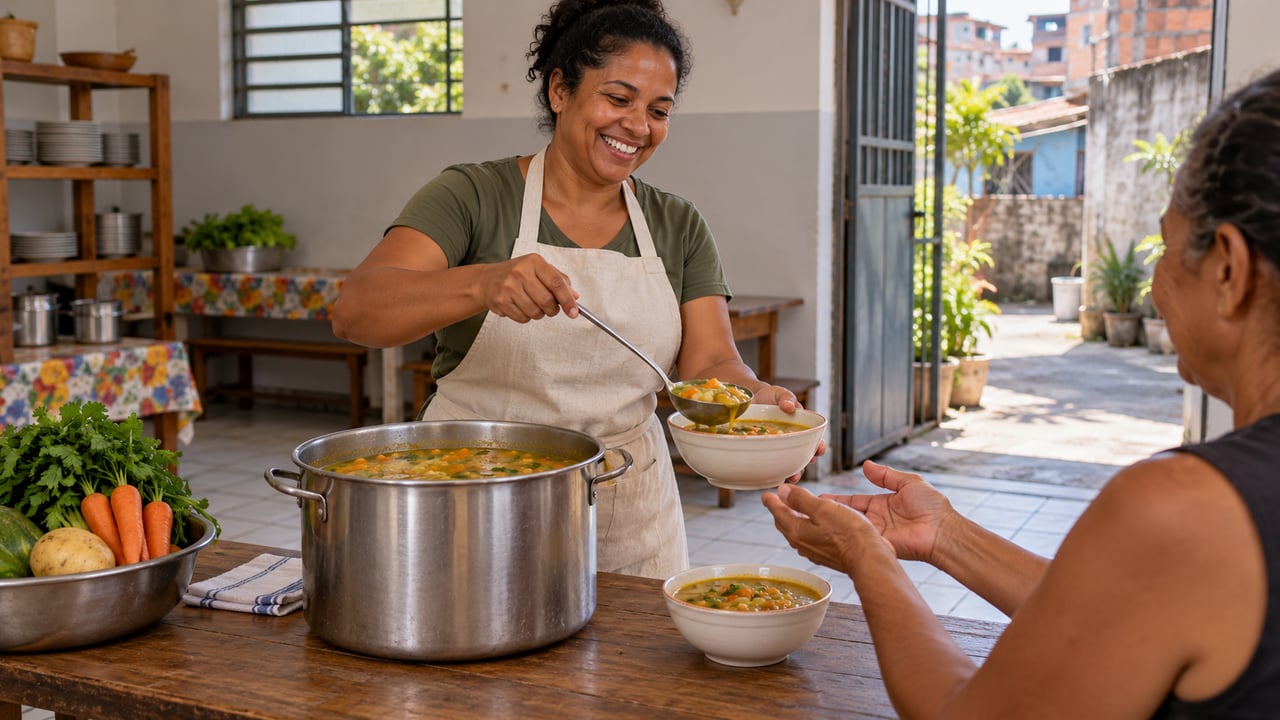 Servir uma sopa ou compartilhar conhecimento são formas cotidianas de praticar o altruísmo