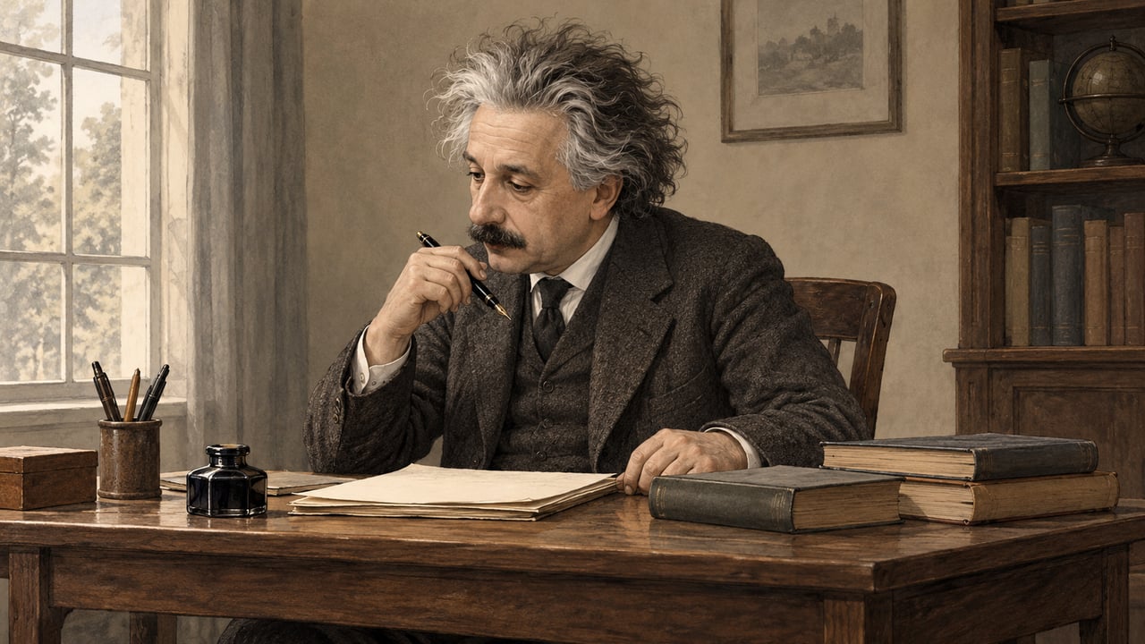Em seu ensaio de 1930, Einstein defendia retribuir o trabalho de outras pessoas que sustentava sua vida