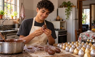 Aos 17 anos, Alexandre Tadeu da Costa fez à mão cerca de 2 mil ovos de Páscoa e deu início à Cacau Show em 1988
