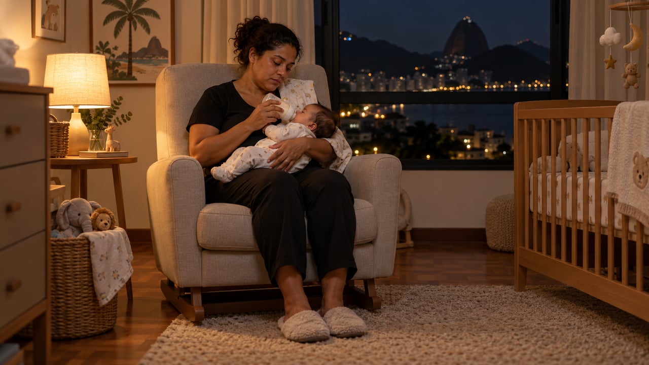 O trabalho da babá entre 22h e 5h tem adicional noturno de pelo menos 20%