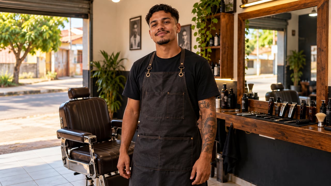Curso curto, prática na cadeira e formalização levam jovens a abrir a própria barbearia