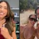 Patrícia Abravanel sorrindo, anel na mão; à direita, ela e Fábio Faria em selfie.