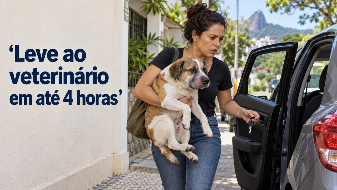 Cães atendidos depois de quatro horas tiveram lesão muscular cerca de três vezes maior, por isso é preciso ir direto à clínica