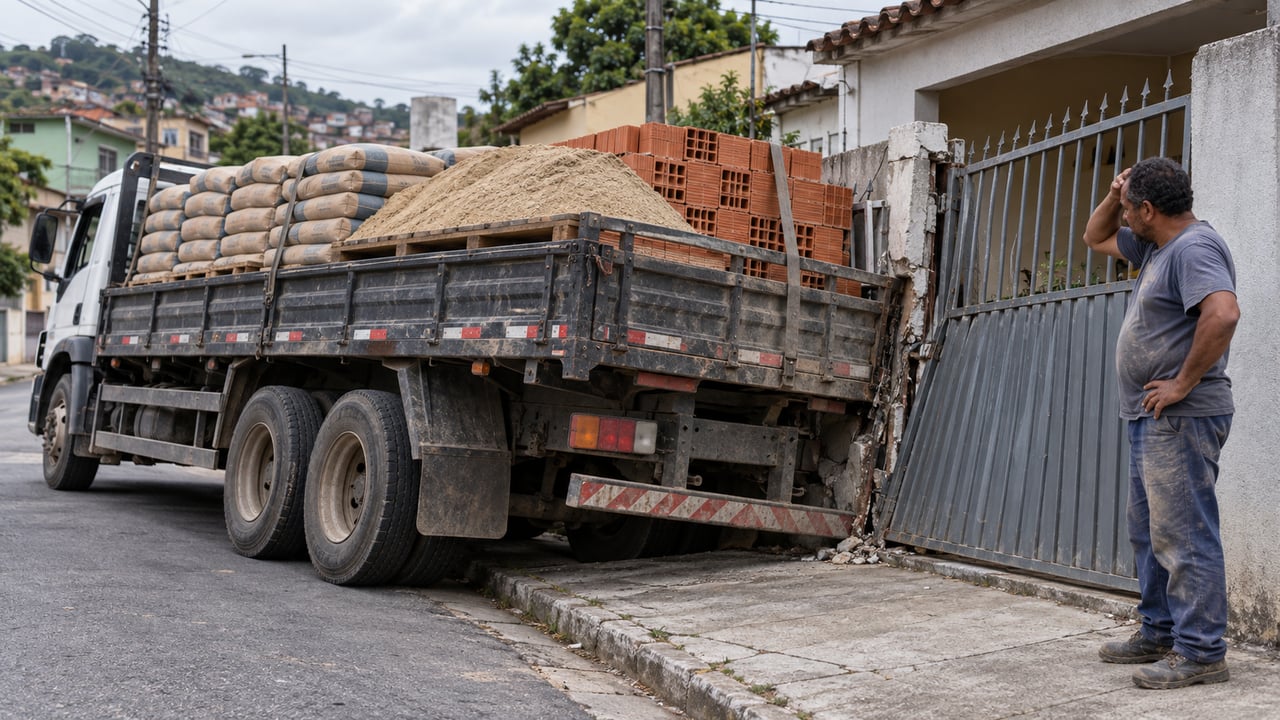 A loja responde pelo dano causado na entrega mesmo quando o frete é de transportadora terceirizada