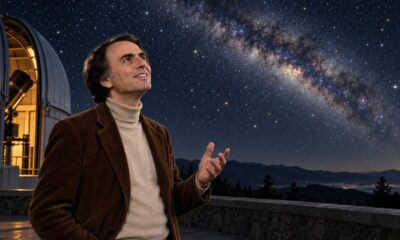 Carl Sagan afirmou em Cosmos, de 1980, que somos feitos de matéria estelar e uma maneira de o universo conhecer a si mesmo