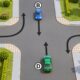 Teste de trânsito desafia até motoristas experientes: qual carro deve passar primeiro neste cruzamento sem semáforo nem placa de preferência