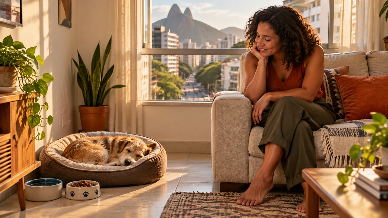 Rotina fixa, vacinação em dia e retorno ao veterinário ajudam o novo pet a se adaptar ao lar no Rio