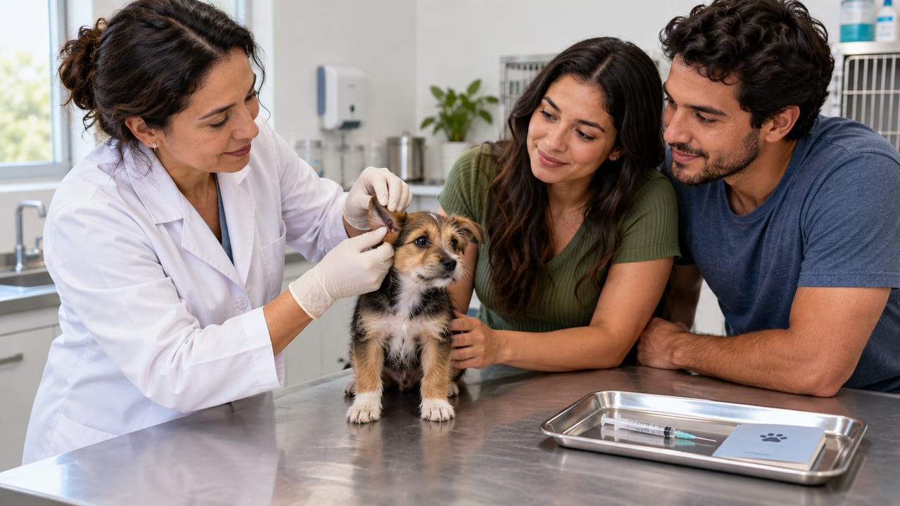 O veterinário avalia a saúde do pet, trata vermes e pulgas, indica vacinas e emite o atestado exigido no transporte