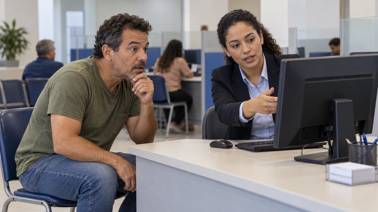 Ao ver um saldo que não faz sentido, o caminho mais seguro é procurar o banco e pedir a confirmação do engano