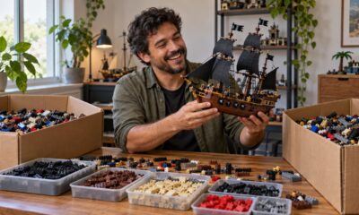 Dois caixotes de Lego usado, com cerca de 34 kg, custaram perto de R$ 1 mil e escondiam o navio Pérola Negra