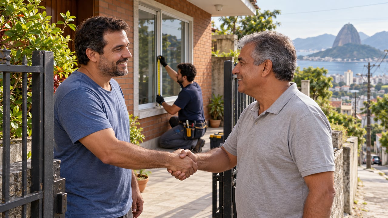 Acordo por escrito, com orçamentos e recibos, resolve a conta da janela sem precisar chegar à Justiça