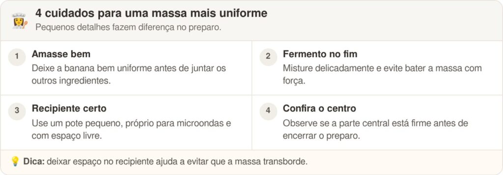 Sem farinha, nem açúcar e pronto em 5 minutos: aprendi a receita de um bolinho de banana simples, fofinho e delicioso