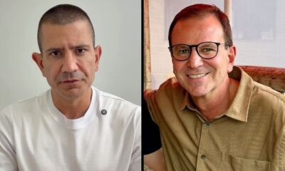 Imagem dividida com Douglas Ruas à esquerda e Eduardo Paes à direita