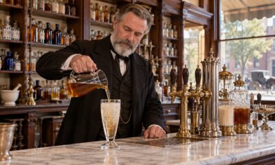 John Pemberton criou o xarope da Coca-Cola em 1886 e o vendeu em Atlanta a cinco centavos o copo