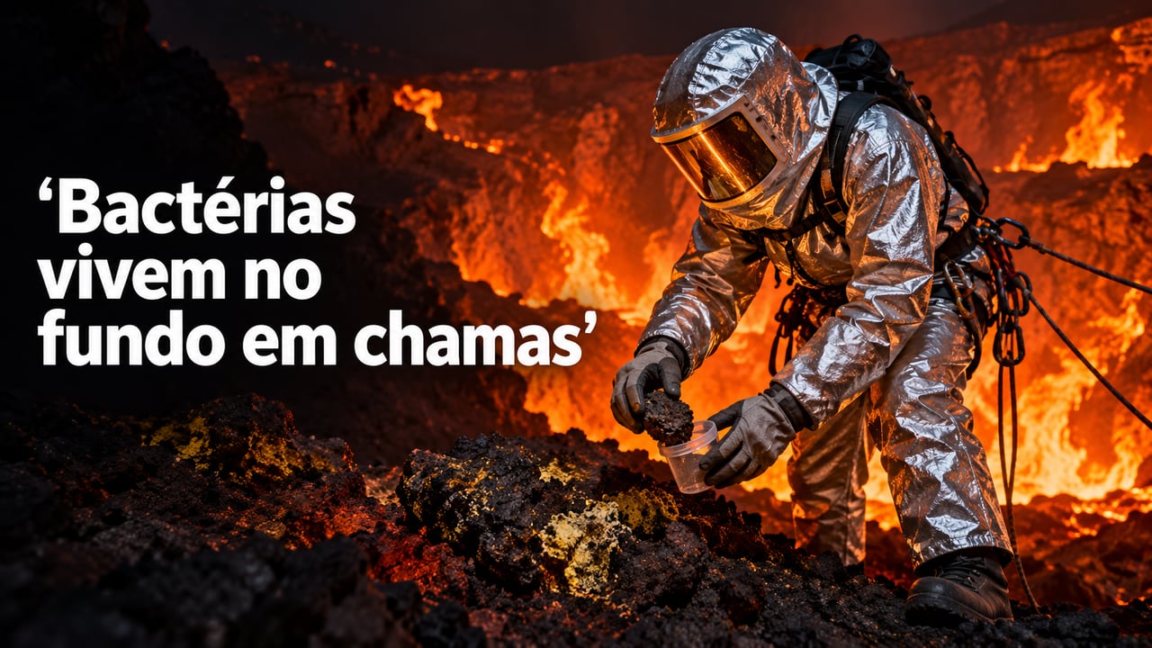 Em 2013, George Kourounis chegou ao fundo da cratera e amostras de rocha revelaram bactérias vivendo no calor extremo