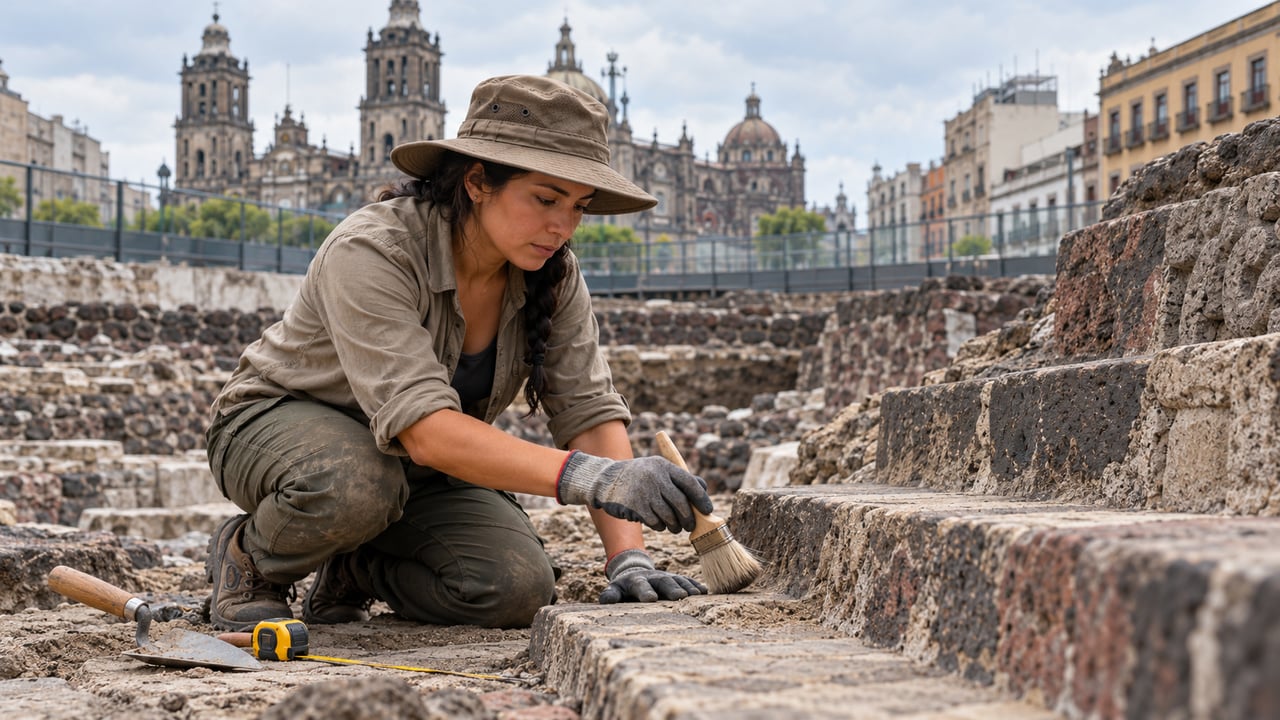 O Projeto Templo Mayor revelou ampliações do templo e outras construções do Recinto Sagrado de Tenochtitlán, sob o centro da capital mexicana