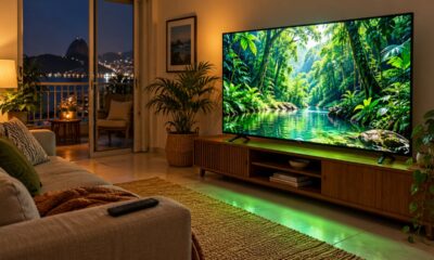 Brilho máximo, modo vívido e consumo em espera podem aumentar o gasto de eletricidade da smart TV