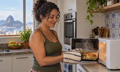 Esquentar comida dez minutos por dia no micro-ondas pesa pouco na conta de luz