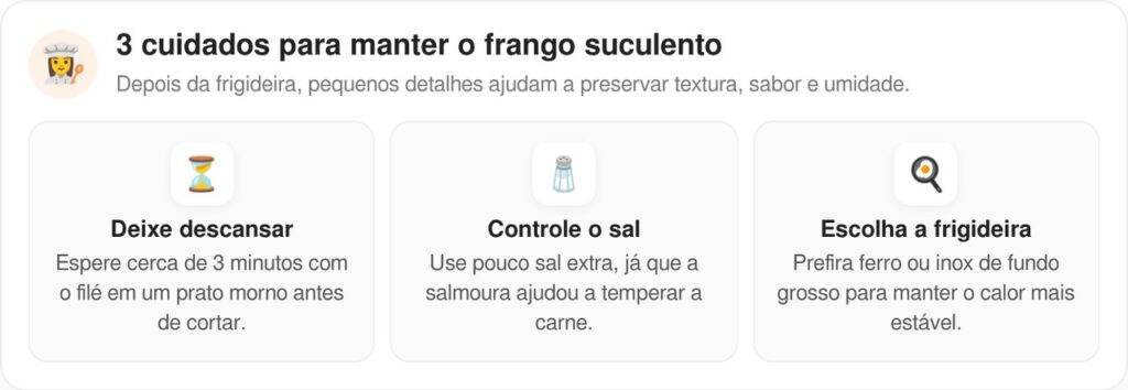 Peito de frango seco nunca mais: este detalhe simples no preparo deixa a carne macia, dourada e muito mais suculenta