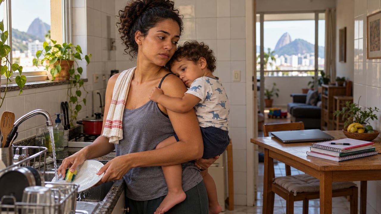 Mulheres fazem mais de três quartos do trabalho doméstico e de cuidado não remunerado no mundo, o que pesa na liberdade de escolher