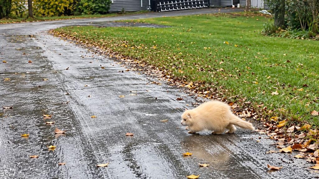 Casal encontra gato branco na beira da estrada, mas fica impressionado ao perceber que o animal é uma raridade encontrada em apenas 1 a cada 10 mil casos