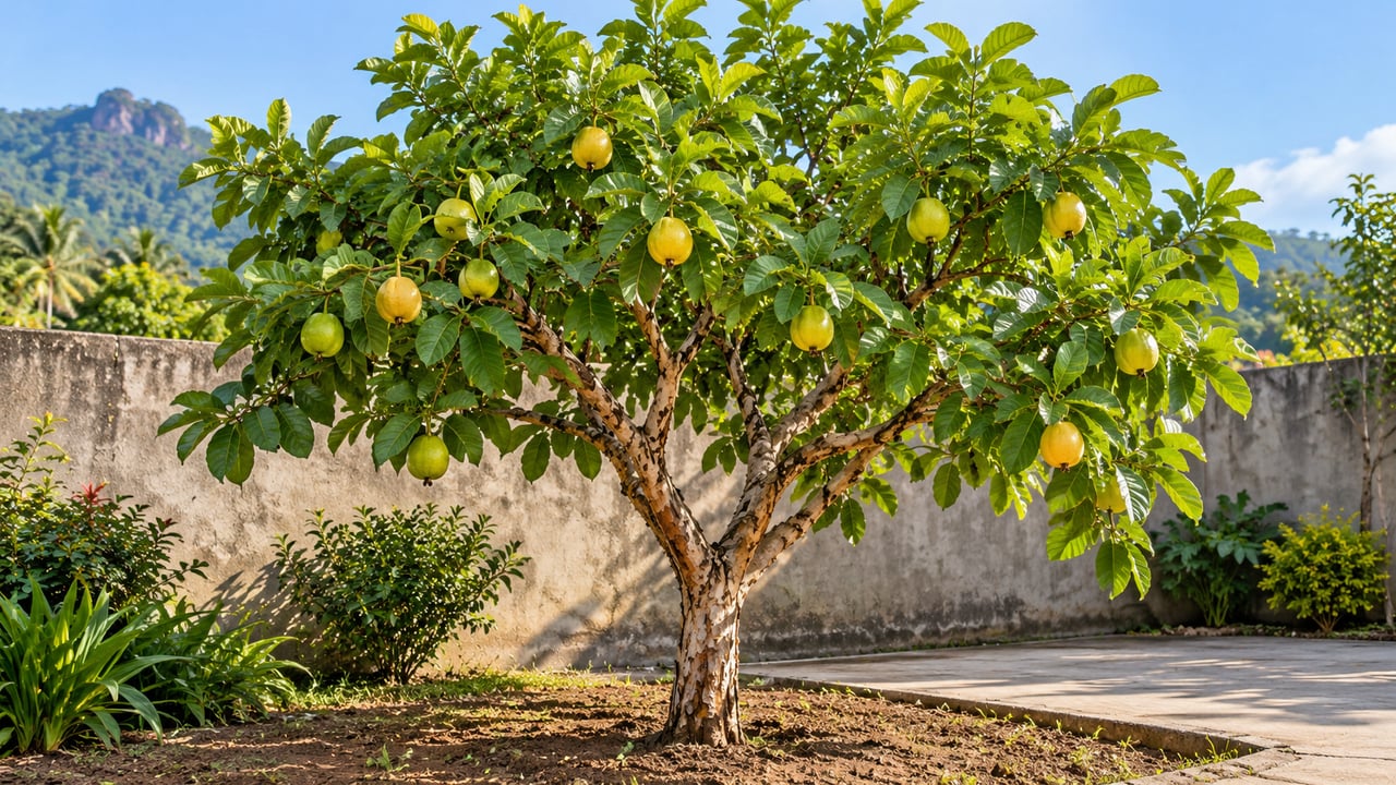 A época e a intensidade da poda influenciam a produção e o mês da colheita da goiabeira