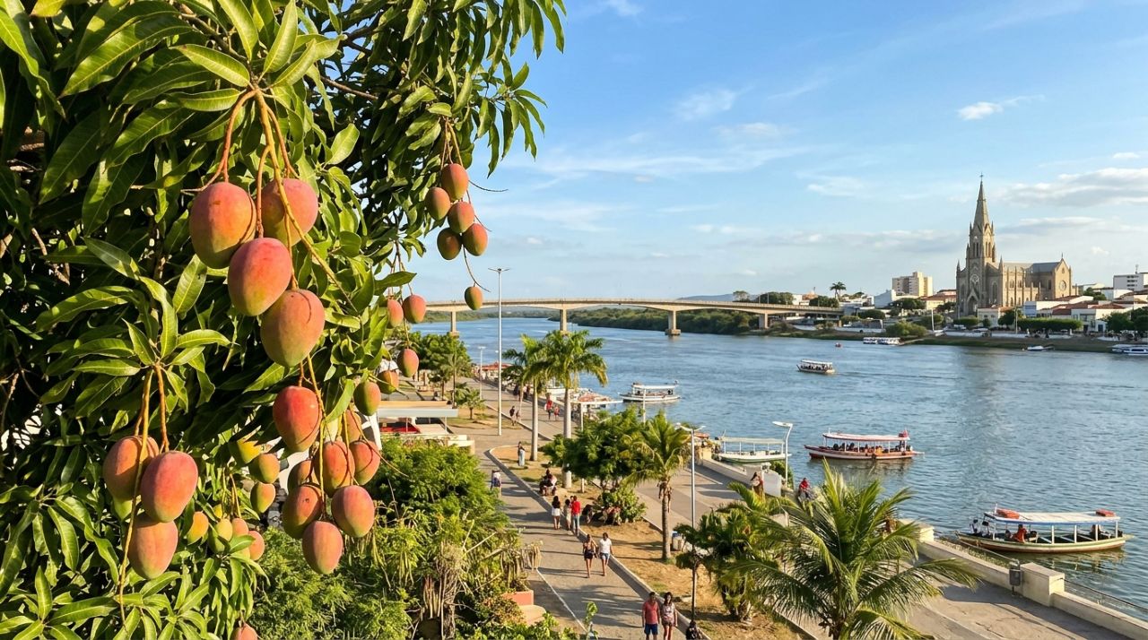 A "Capital da Manga" exporta 91% da fruta brasileira e transformou a Caatinga em um dos maiores pomares do país