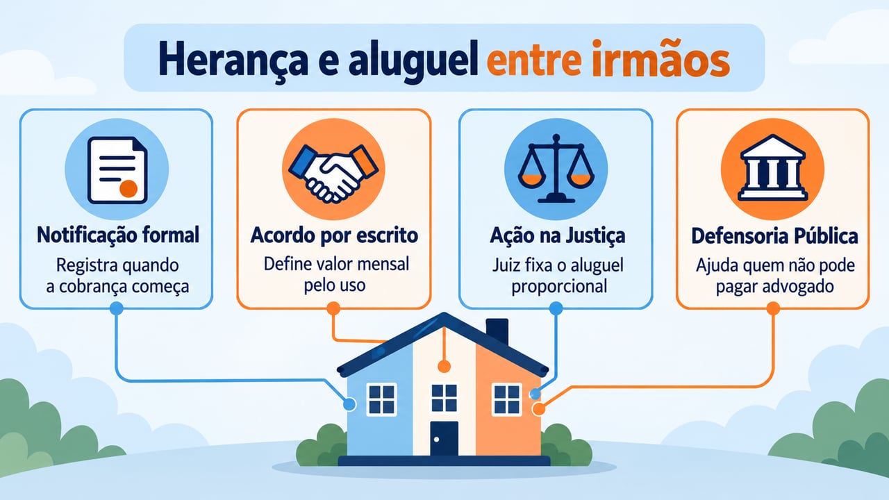 Acordo por escrito é o caminho mais rápido, e quem não pode pagar advogado pode buscar a Defensoria Pública