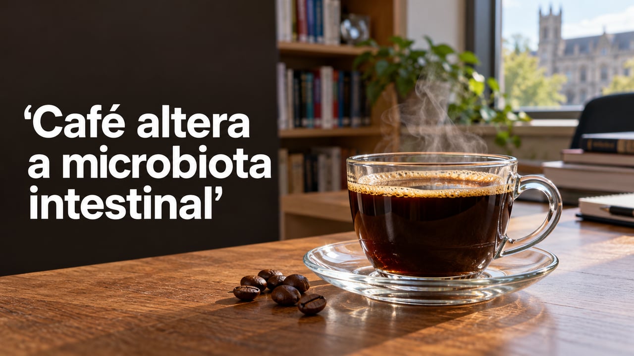 O estudo observou mudanças na microbiota com café comum e descafeinado