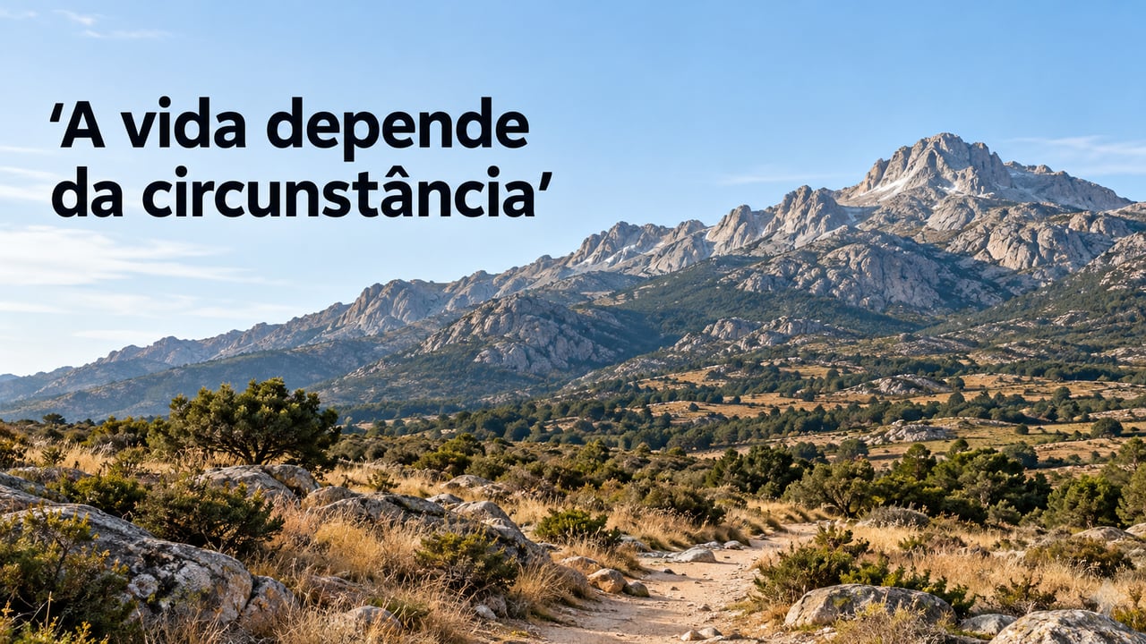 A paisagem do Guadarrama integra a reflexão sobre a circunstância publicada por Ortega em 1914