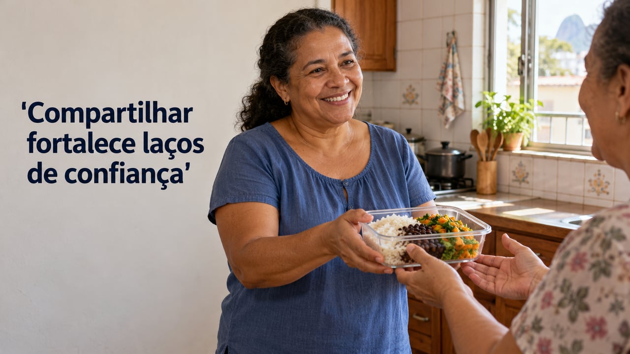 Compartilhar tempo, ajuda e conhecimento fortalece laços de confiança