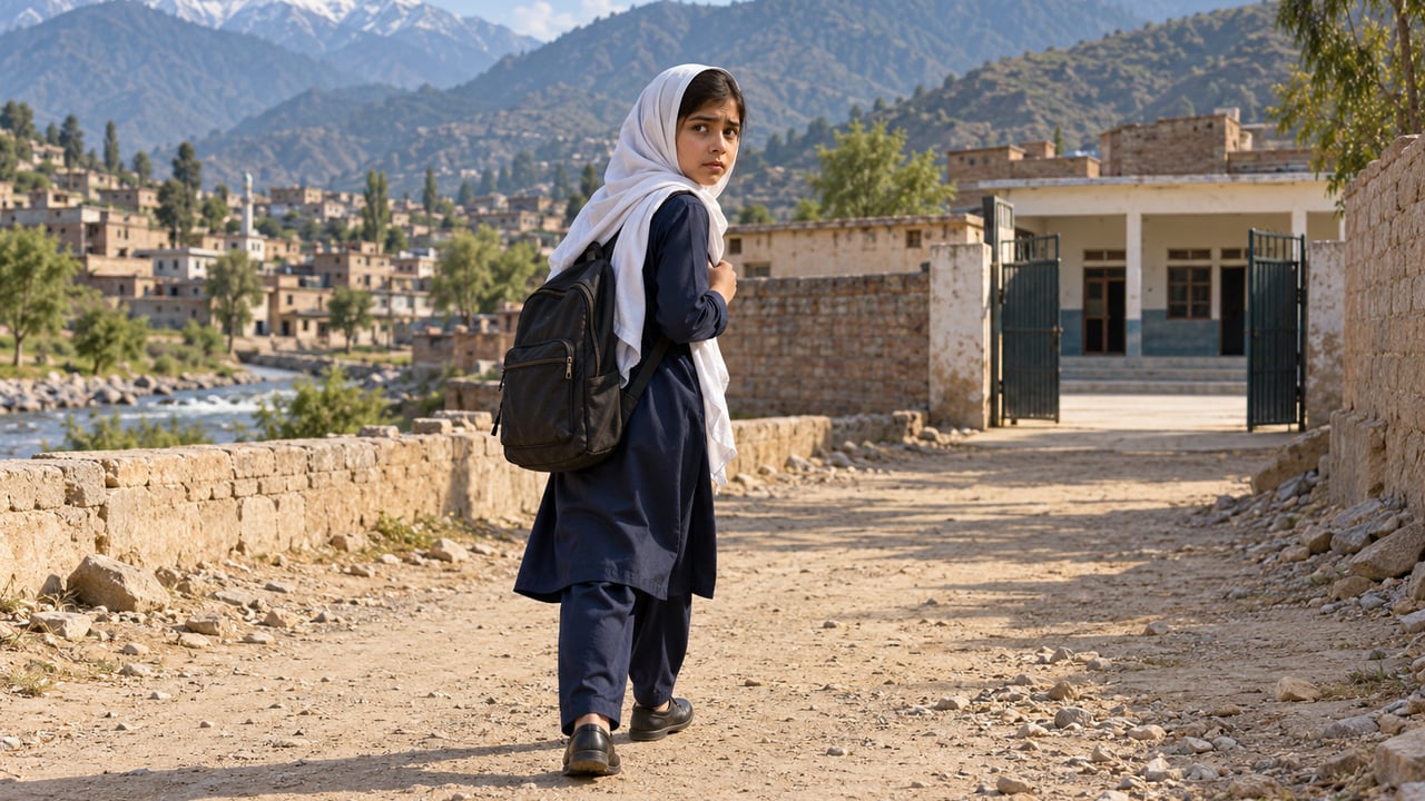O Talibã controlou o Vale do Swat, barrou meninas nas aulas e atirou em Malala no ônibus escolar em 2012