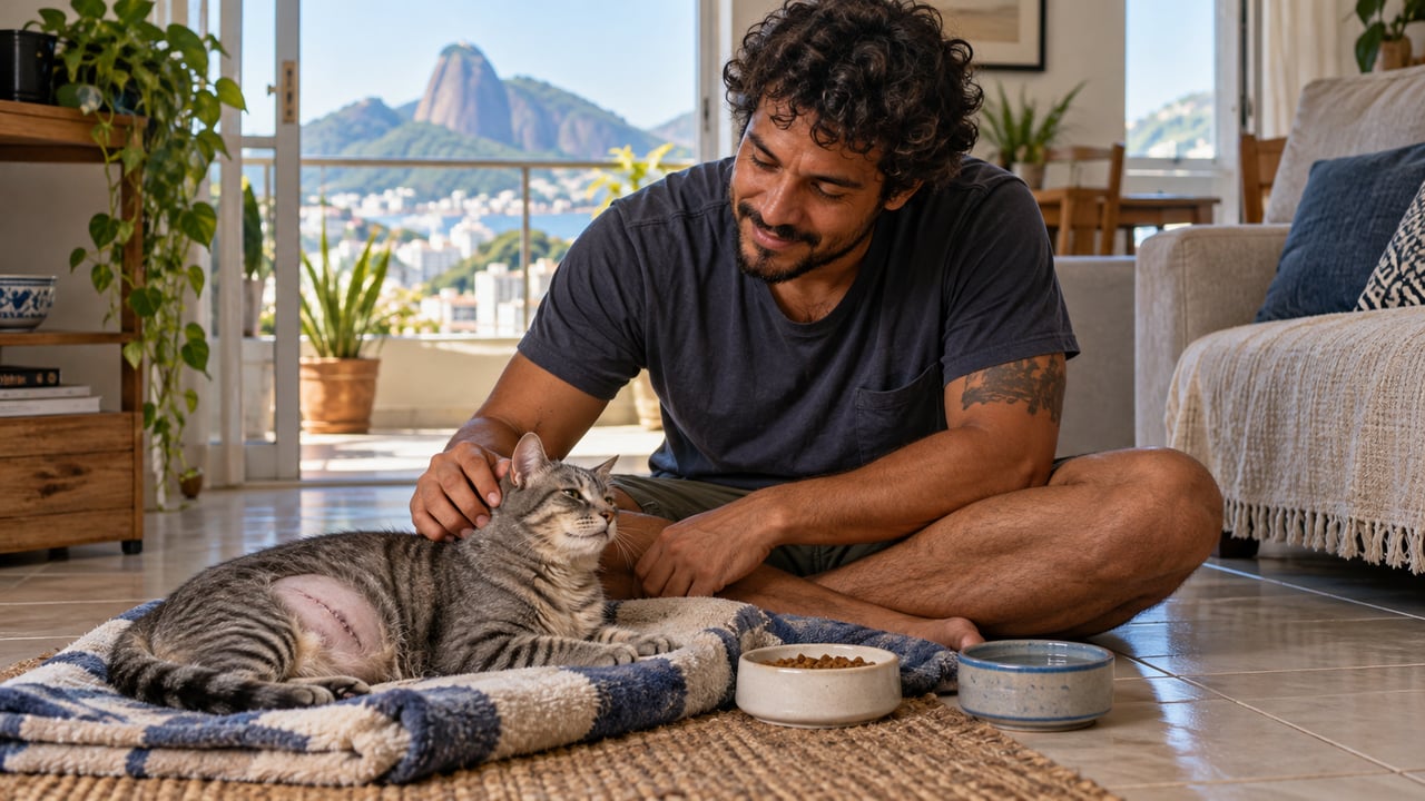Quem acolhe um gato de rua e cuida dele com regularidade pode ter mais força na disputa pela guarda do que um antigo tutor ausente