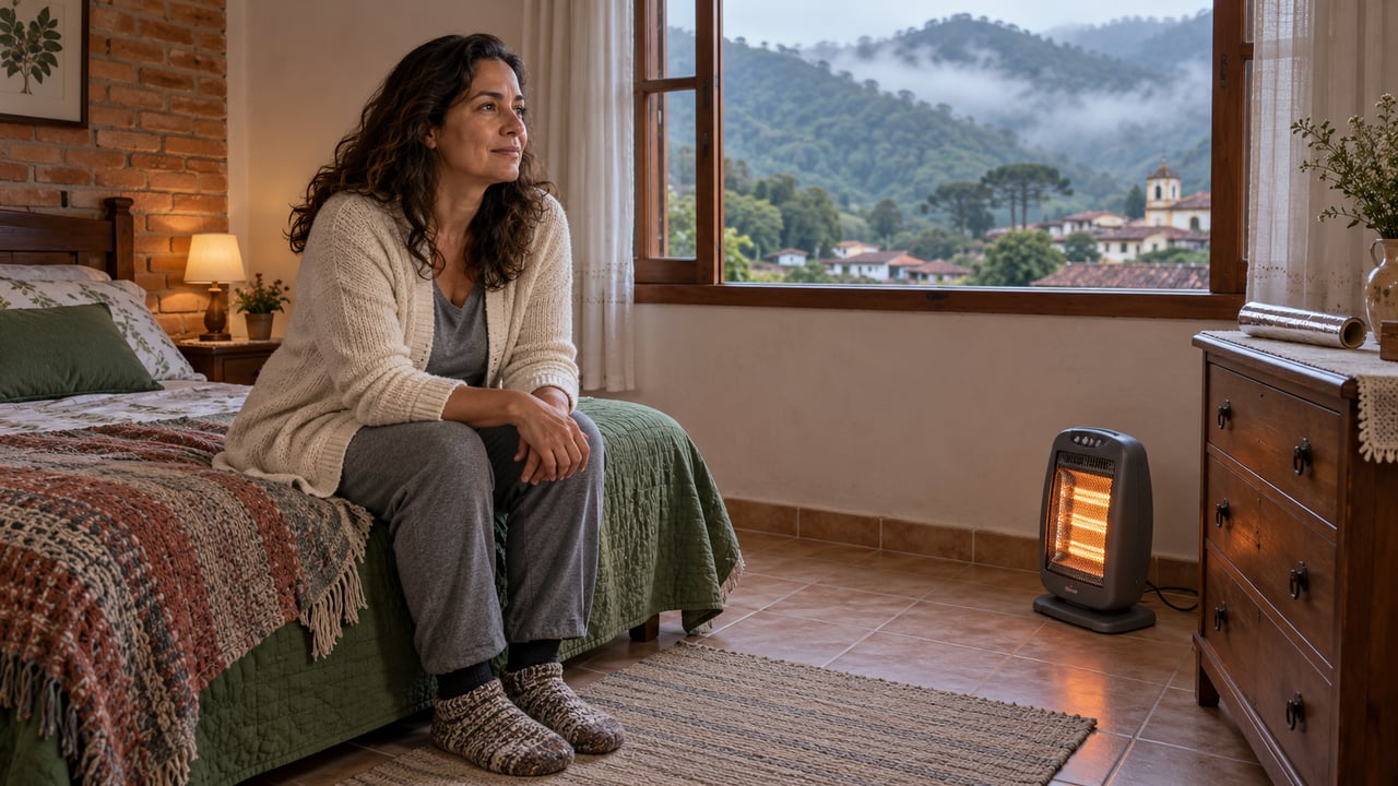 No Brasil, quem usa aquecedor elétrico portátil deve manter papel-alumínio longe da superfície quente