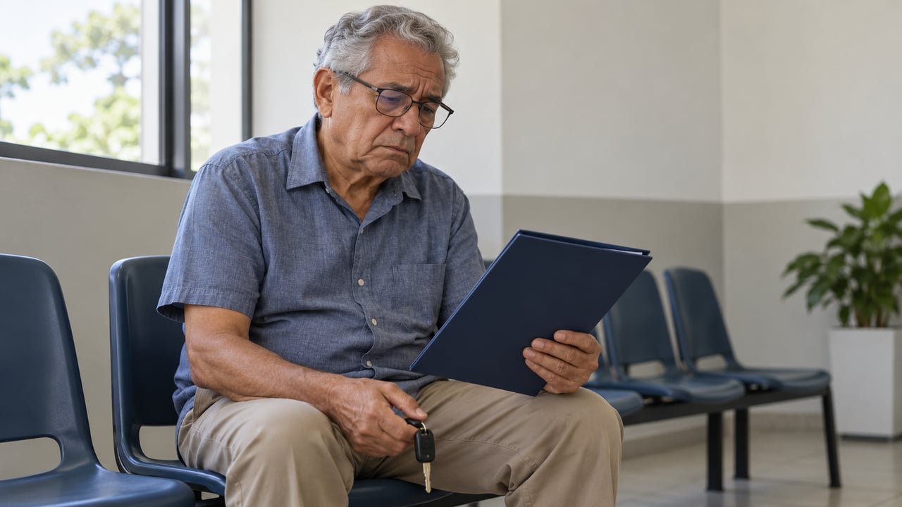 Aos 71 anos, o motorista que não atinge o mínimo no exame de vista fica sem a renovação da CNH