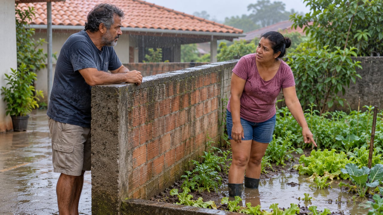 Com provas da água e dos danos, o vizinho prejudicado tem ano e dia após a obra para exigir a correção