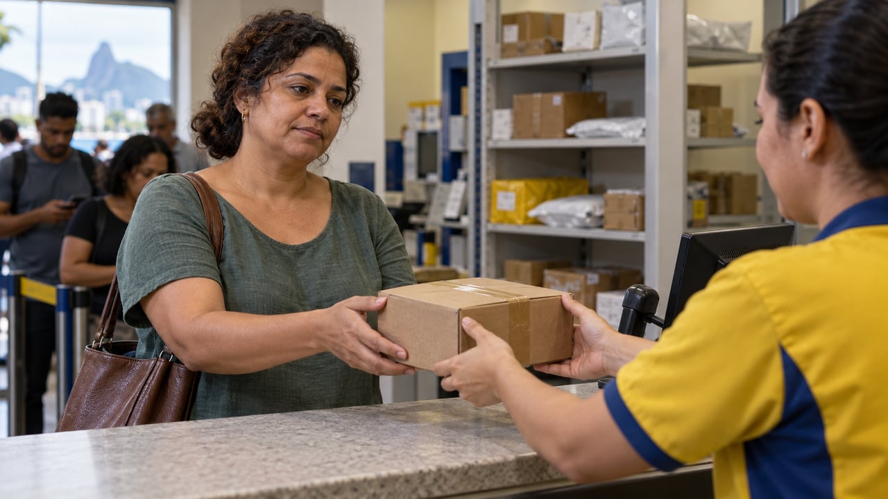 Sem condição de entrega no endereço, o objeto pode ficar para retirada na agência mais próxima