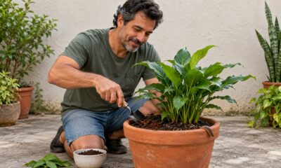 Misturada à terra em pouca quantidade, a borra de café pode soltar o solo e reduzir a visita de lesmas